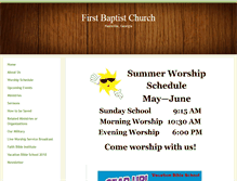 Tablet Screenshot of firstbaptistnashville.com
